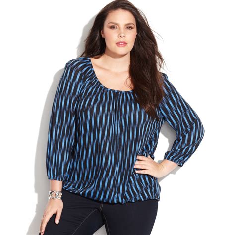 michael kors women's plus size clothing|michael kors plus size blouses.